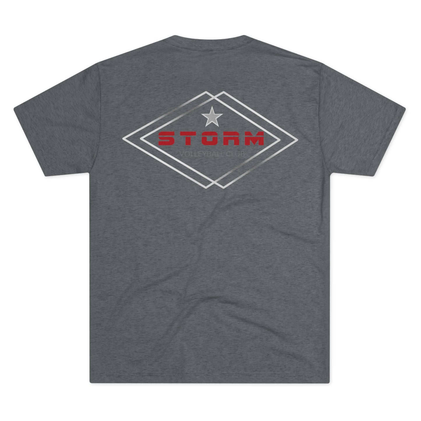 #1 Storm Volleyball Tri-Blend T (Surf Design)