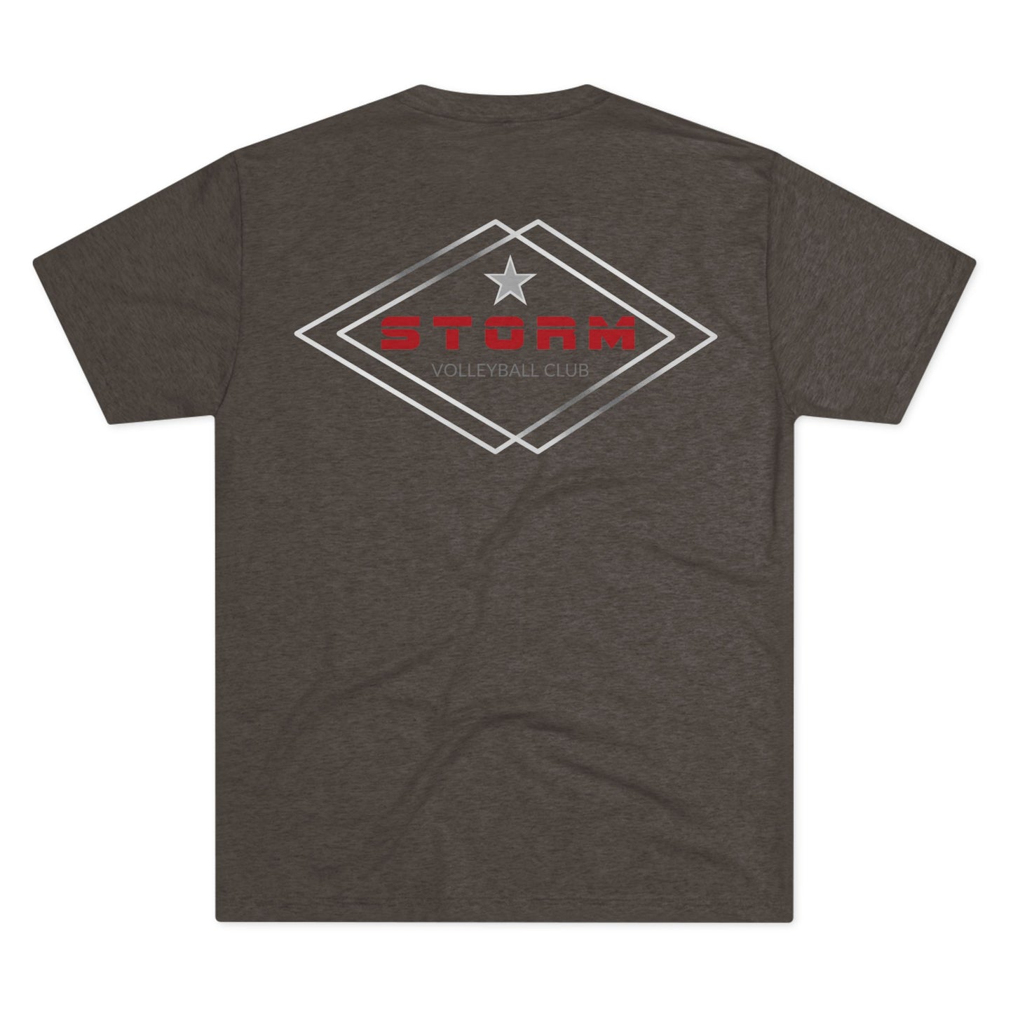 #1 Storm Volleyball Tri-Blend T (Surf Design)
