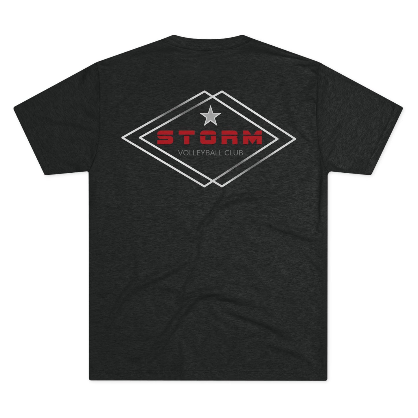 #1 Storm Volleyball Tri-Blend T (Surf Design)